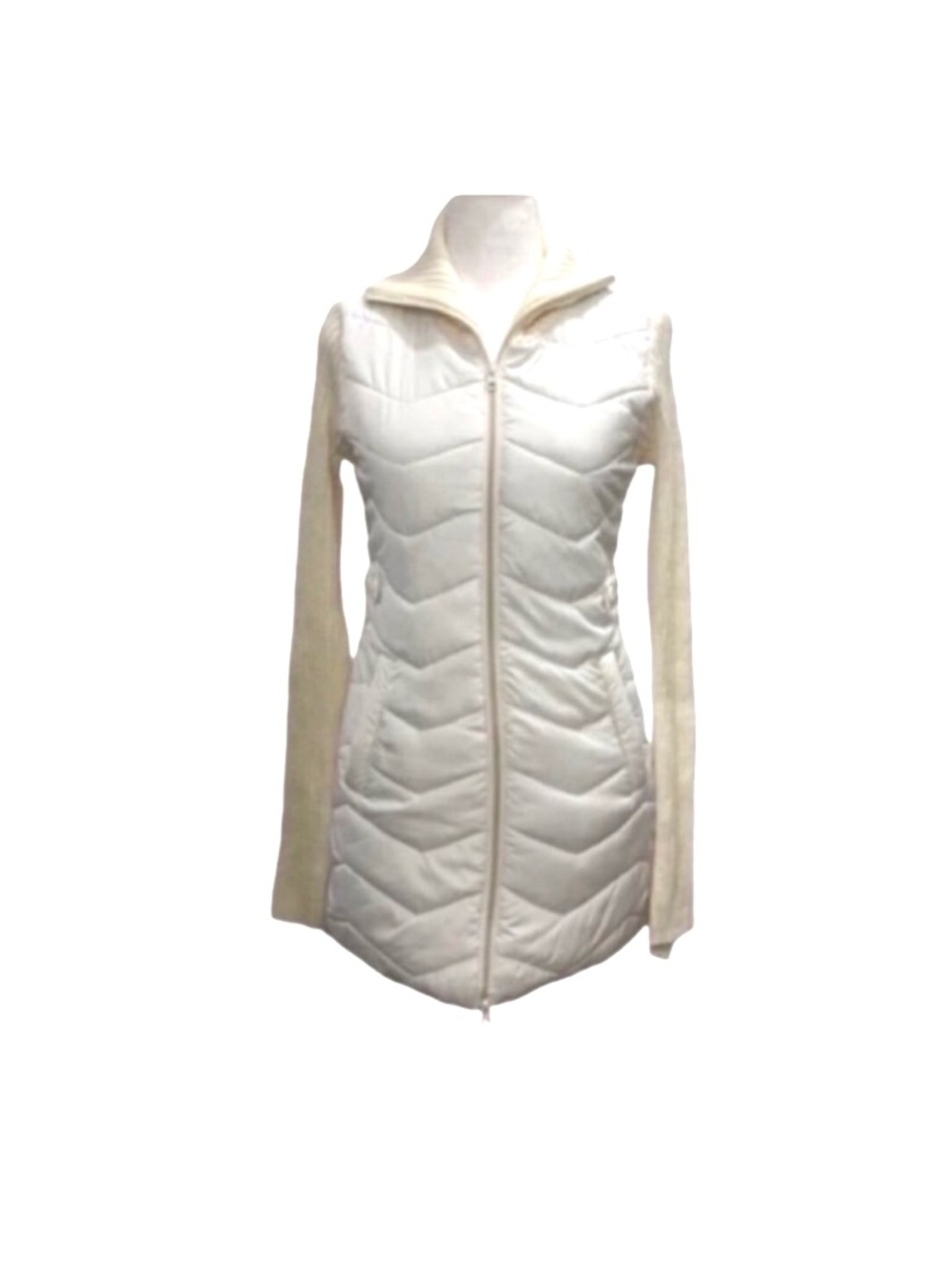 Say What? Puffer Sweater Jacket